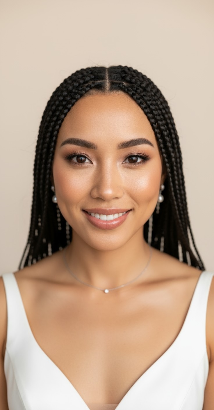 After Medium Knotless Box Braids